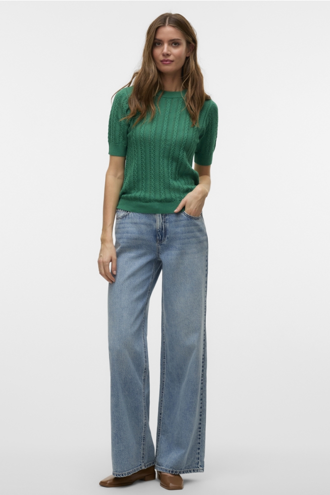 VMMORENA 2/4 O-NECK PULLOVER GA BOO 10321893 Bosphorus